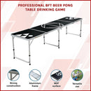 Professional 8ft Beer Pong Table Drinking Game-3