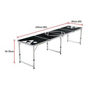 Professional 8ft Beer Pong Table Drinking Game-13