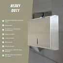 304 Stainless Steel Hand Paper Towel Dispenser Holder Toilet Heavy Duty-10