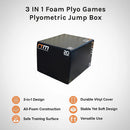 3 IN 1 Foam Plyo Games Plyometric Jump Box-8