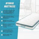 Single 20cm Hybrid Mattress – Memory Foam and Innerspring Support-10