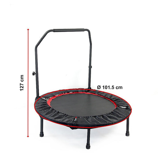 Mini Rebounder Trampoline with Adjustable Handle – Fitness Bounce Trainer
