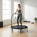 Mini Rebounder Trampoline with Adjustable Handle – Fitness Bounce Trainer-5