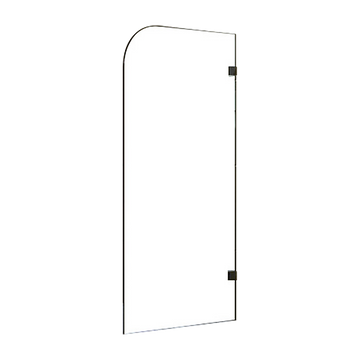 700 x 1450mm Frameless Bath Panel 10mm Glass Shower Screen By Della Francesca