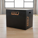 3 IN 1 Black Wood Plyo Games Plyometric Jump Box-2