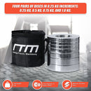 Chrome Metric Fractional Olympic Weight Plates 0.25 - 1.0kg-8