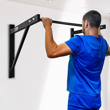 Wall Mounted Pull Up Bar – Heavy Duty Chin Up Station for Home Upper Body Training - 0