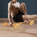 Wooden Parallette Bars Push Up & Dip Workouts-2