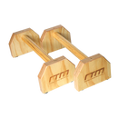 Wooden Parallette Bars Push Up & Dip Workouts-4