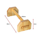 Wooden Parallette Bars Push Up & Dip Workouts-11
