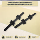 45cm - 1 Pair Dumbbell Bar 25mm Diameter - PVC Coated Dumbell Handle-8