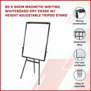 60 x 90cm Magnetic Writing Whiteboard Dry Erase w/ Height Adjustable Tripod Stand-6