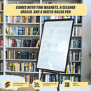 60 x 90cm Magnetic Writing Whiteboard Dry Erase w/ Height Adjustable Tripod Stand-9