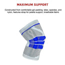 Full Knee Support Brace Knee Protector Large-11