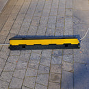 3pcs 2-Cable Rubber Electrical Wire Cover Heavy Duty Protector Dual Channel-11