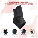 Ankle Brace Stabilizer - Ankle sprain & instability - LARGE-3