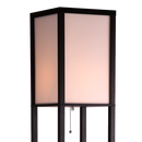 Shelf Floor Lamp - Shade Diffused Light Source with Open-Box Shelves-4
