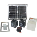 1000KG 10W Solar Double Swing Auto Motor Remote Gate Opener-6