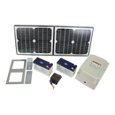 500KG 20W Solar Single Swing Auto Motor Remote Gate Opener-4