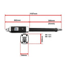 1000KG 20W Solar Double Swing Auto Motor Remote Gate Opener-12