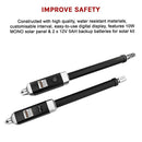 1000KG 10W Solar Double Swing Auto Motor Remote Gate Opener-12