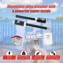 1200KG 20W Solar Double Swing Auto Motor Remote Gate Opener-9