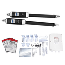 1200KG 10W Solar Double Swing Auto Motor Remote Gate Opener-7