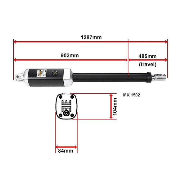 1200KG Double Swing Auto Motor Remote Gate Opener