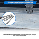 Sliding Gate Hardware Accessories Kit - 4m Track-8