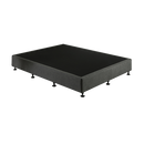 Palermo Queen Ensemble Bed Base Platinum Graphite Linen Fabric-1