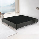 Palermo King Ensemble Bed Base Platinum Graphite Linen Fabric-4