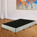 Palermo King Ensemble Bed Base Platinum Light Grey Linen Fabric-5