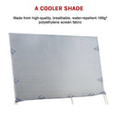 4.3m Caravan Privacy Screen Side Sunscreen Sun Shade for 15' Roll Out Awning-7