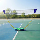 Folding Portable Badminton Combo Set Volleyball Net Outdoor Sports-2