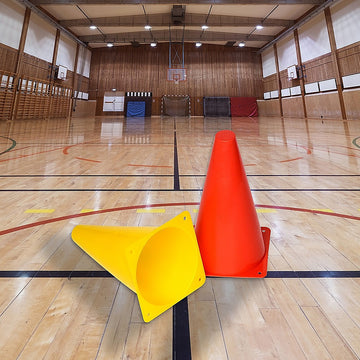 230mm Training Cones Set Witches Hat Football Soccer Rugby Traffic - 0