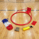 Pro Size Wall Mounted Basketball Hoop Ring Goal Net Rim Dunk Shooting Outdoor-2