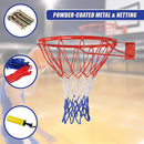 Pro Size Wall Mounted Basketball Hoop Ring Goal Net Rim Dunk Shooting Outdoor-7
