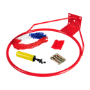 Pro Size Wall Mounted Basketball Hoop Ring Goal Net Rim Dunk Shooting Outdoor-5