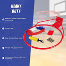 Pro Size Wall Mounted Basketball Hoop Ring Goal Net Rim Dunk Shooting Outdoor-9
