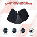 Adjustable Elbow Brace Support - Tennis Elbow, Arthritis-3