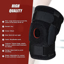 Hinged Knee Brace Support ~ ACL MCL ligament Runner's Knee-10