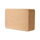 2 x Cork Yoga Block Set Natural Exercise Brick Support for Balance, Stretching and Stability-11