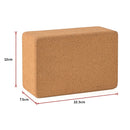 2 x Cork Yoga Block Organic Yoga Prop Accessory Exercise Brick-10