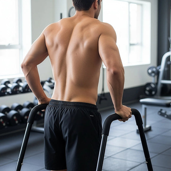 Heavy Duty Parallette Bars – Push Up & Core Strength Training Stands for Home Gym