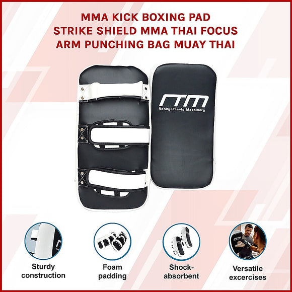 MMA Kick Boxing Pad Strike Shield – Muay Thai Focus Punching Pad Training Gear