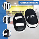 MMA Kick Boxing Pads Curved Strike Shield Muay Thai Punching Focus Pad-7