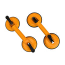 2x 100kg Aluminum Alloy Double Locking Suction Cup Glazer Glass Sucker Lifter-1