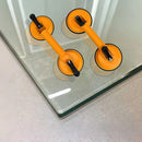 2x 100kg Aluminum Alloy Double Locking Suction Cup Glazer Glass Sucker Lifter-4