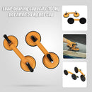 2x 100kg Aluminum Alloy Double Locking Suction Cup Glazer Glass Sucker Lifter-6