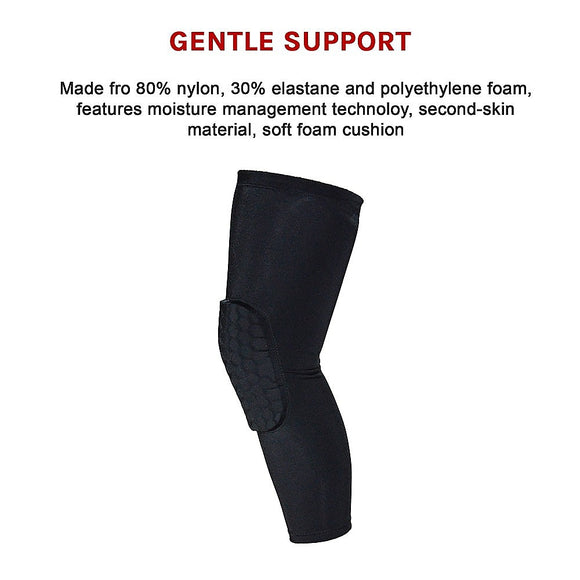 Knee Sleeve Compression Support Brace – Sports Running, Gym & Injury Protection